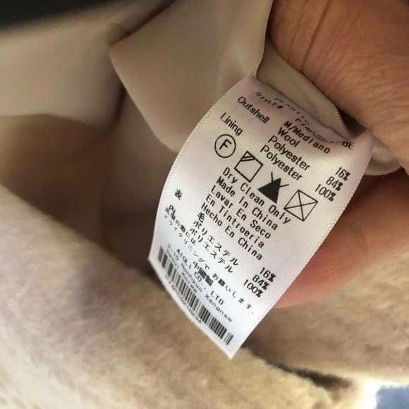 Plastic island cropped cream peacoat - Picture 6 of 7